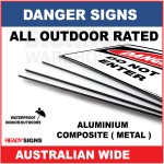 DANGER SIGN - DS-029 - WEAR FACE SHIELD AND RUBBER GLOVES WHEN HANDLING CHEMICALS